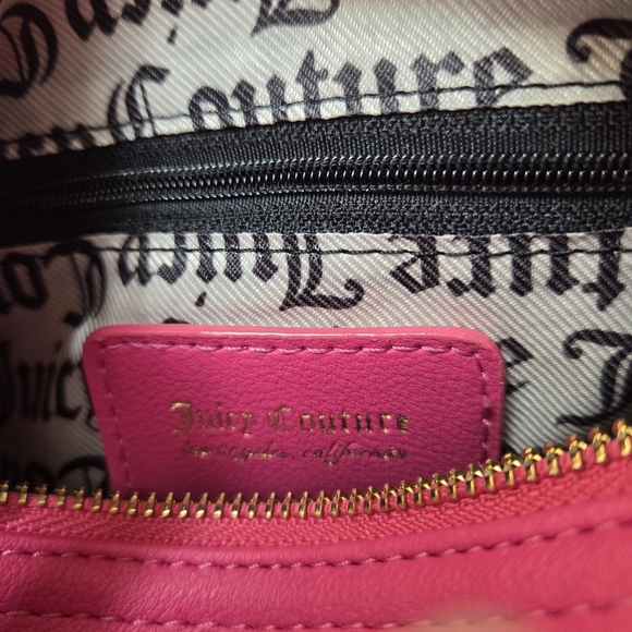 Juicy Couture Mini Barrell Fuchsia Sequin Crossbody Bag NWT - Picture 12 of 14